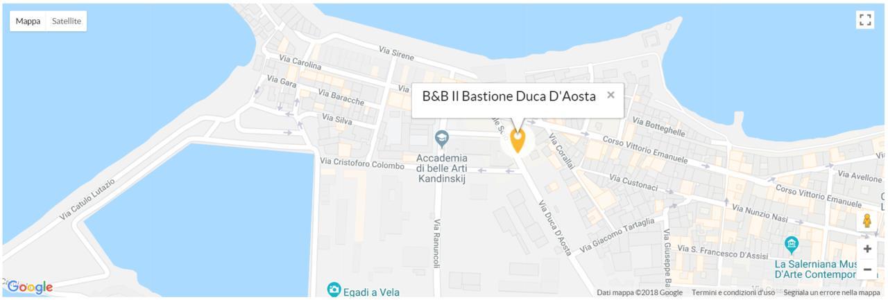 トラーパニ Il Bastione Duca D'Aosta Bed & Breakfast エクステリア 写真